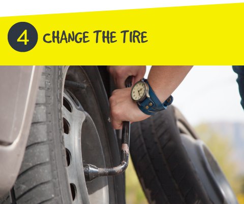 Step 4: Change The Tire